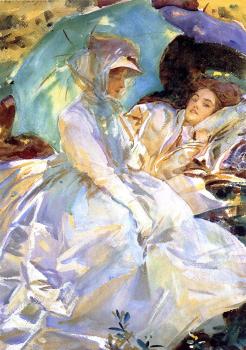 John Singer Sargent : Simplon Pass,Reading